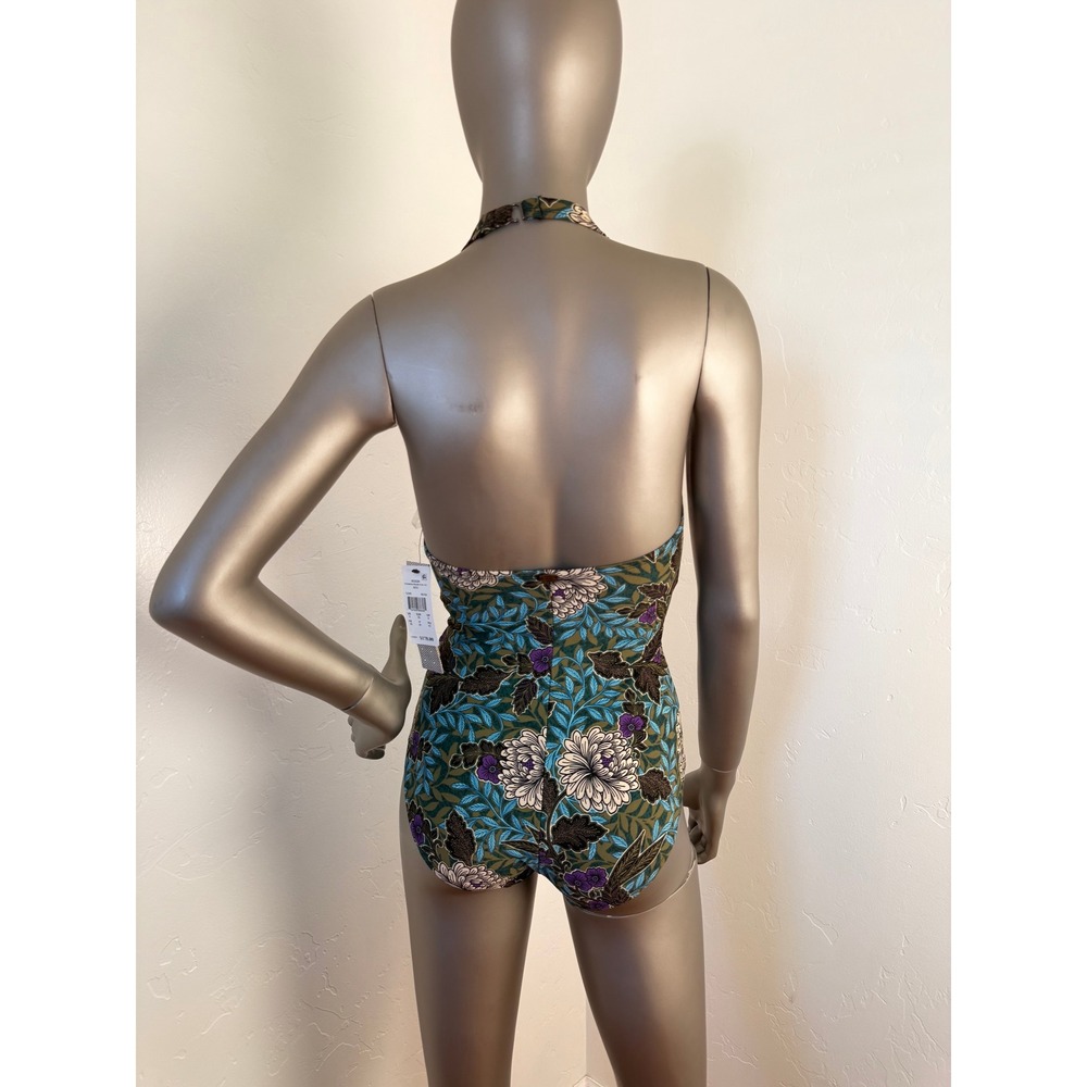Amoressa Rhiannon Dream‎ Plunge One Piece Swimsuit Floral Miraclesuit NWT 6 - Picture 2 of 9